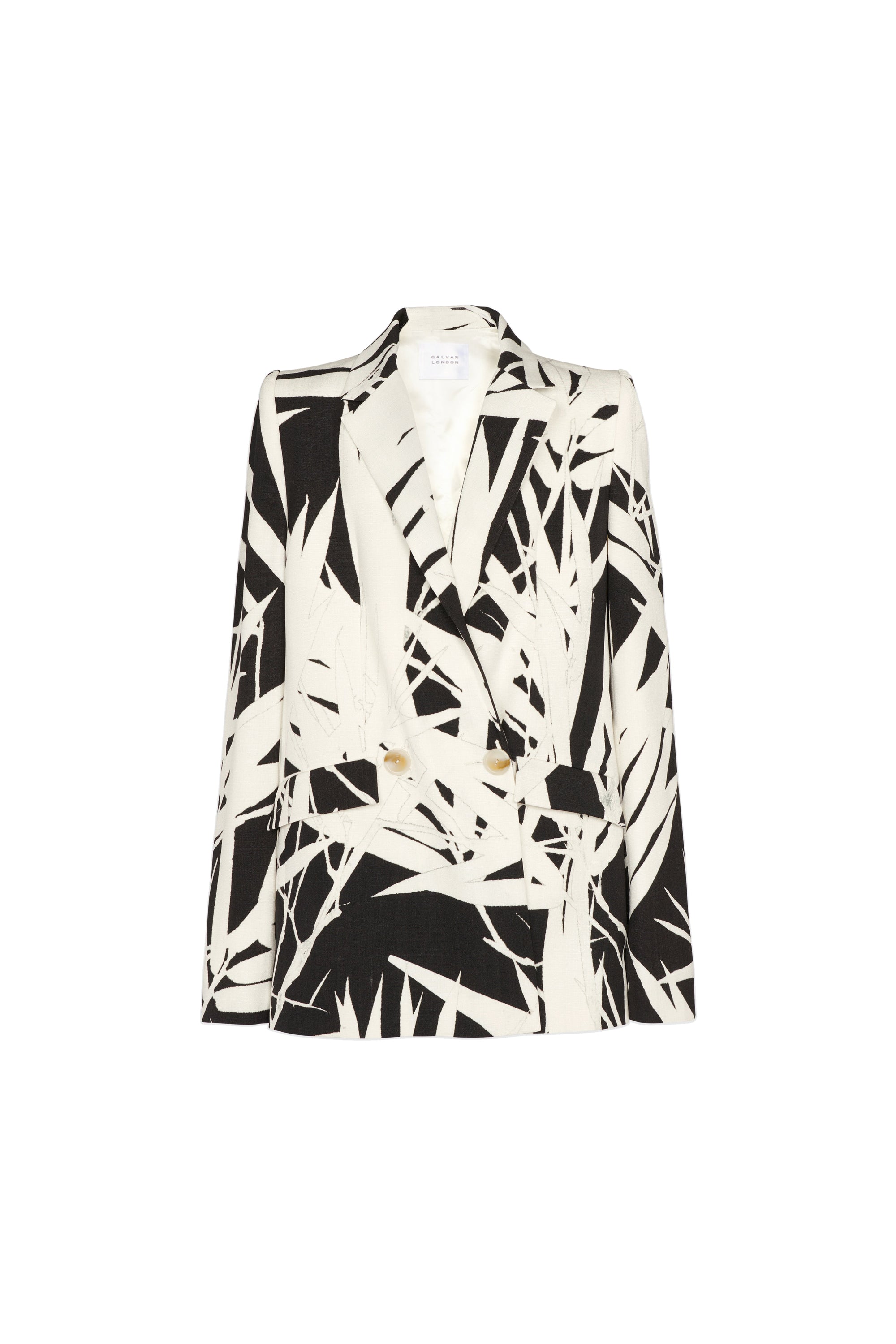 Blazer Boyfriend - Abstract Botanical Print