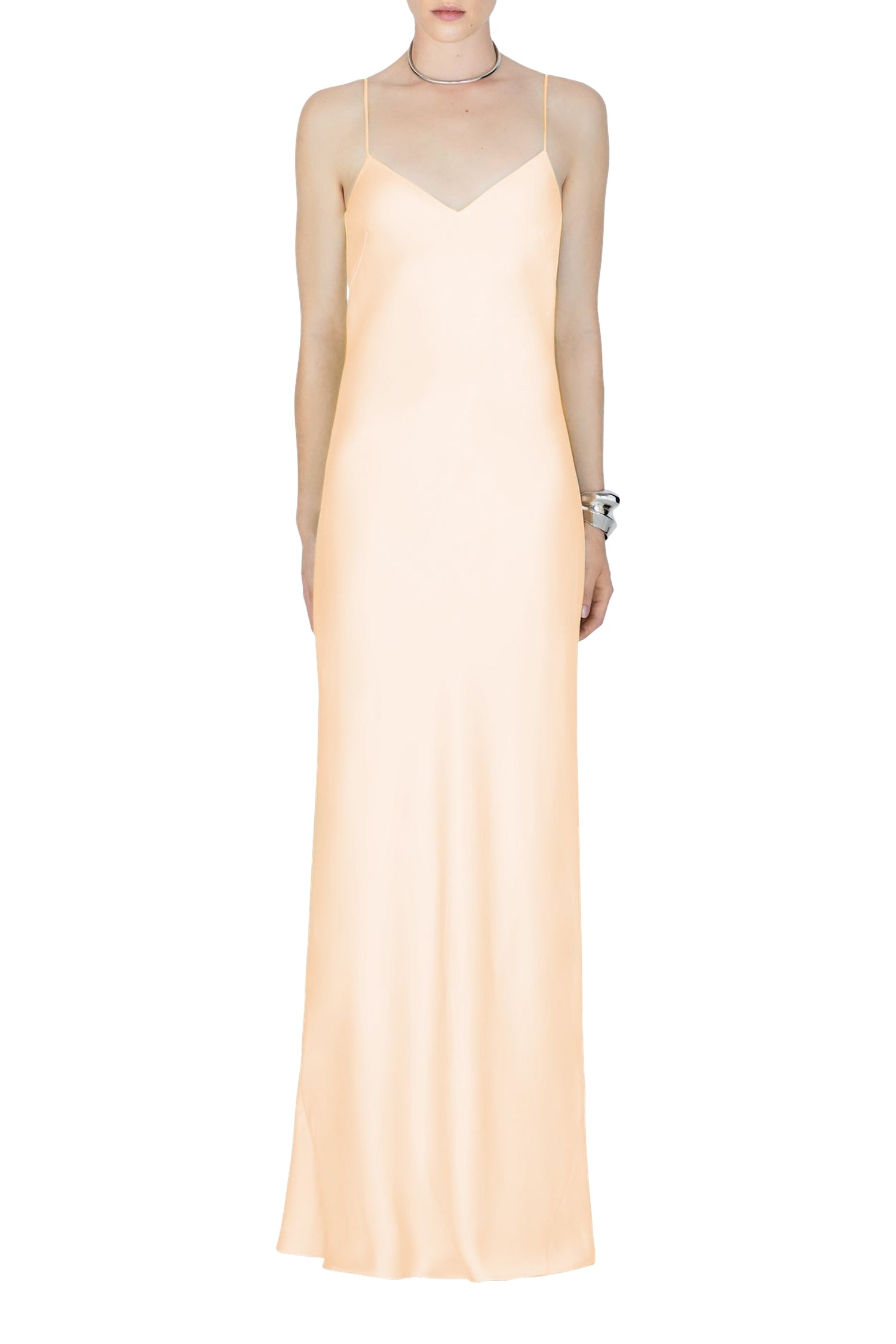 Robe Provence à bretelles - Peach