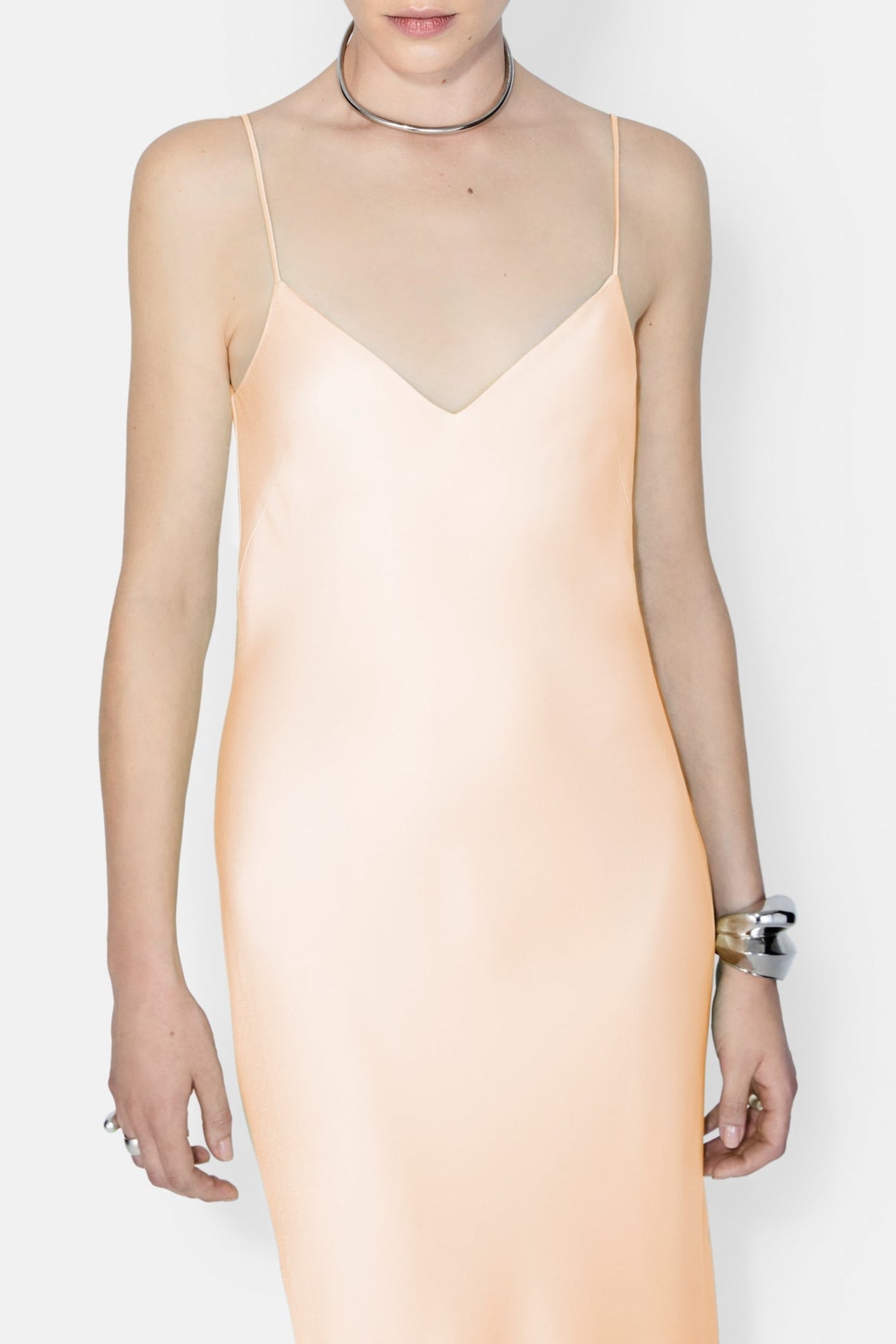 Robe Provence à bretelles - Peach