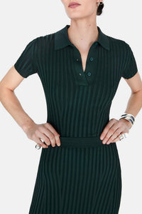 Rhea Lounge Tube Skirt - Evergreen
