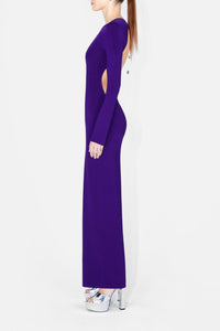 Globe Chain Vega Dress - Purple