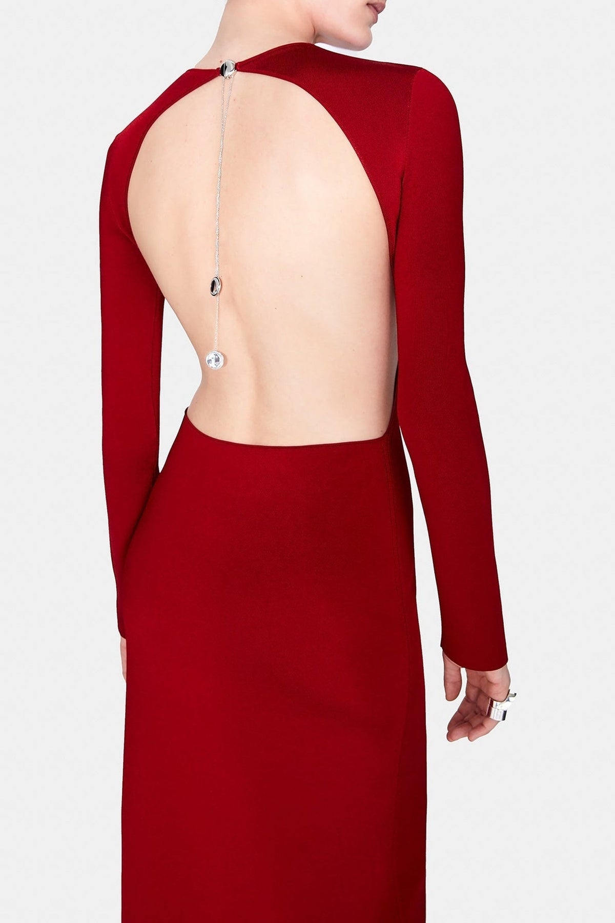 Globe Chain Vega Dress - Rouge Piaf