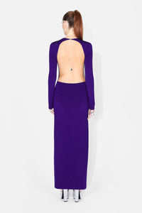 Globe Chain Vega Dress - Purple