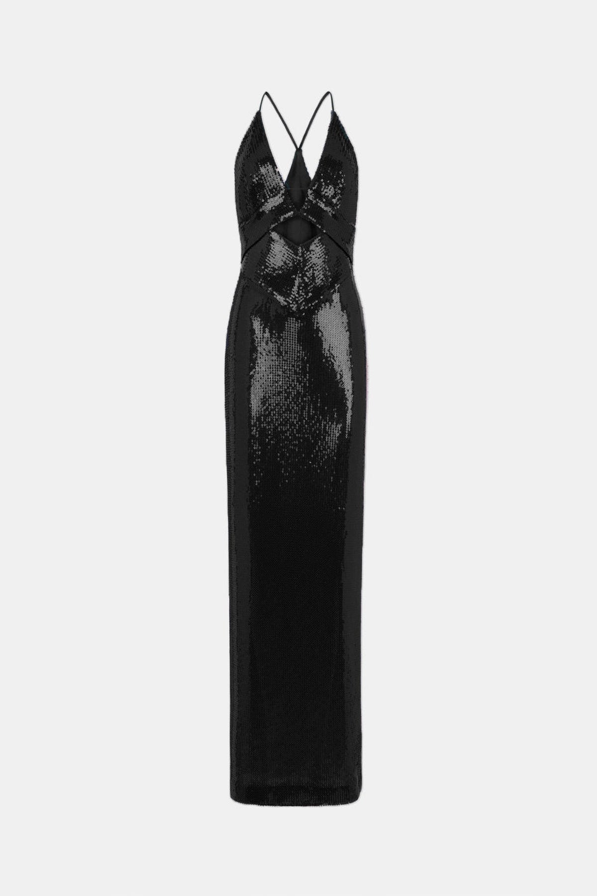 Robe longue Prism sans manches - Black