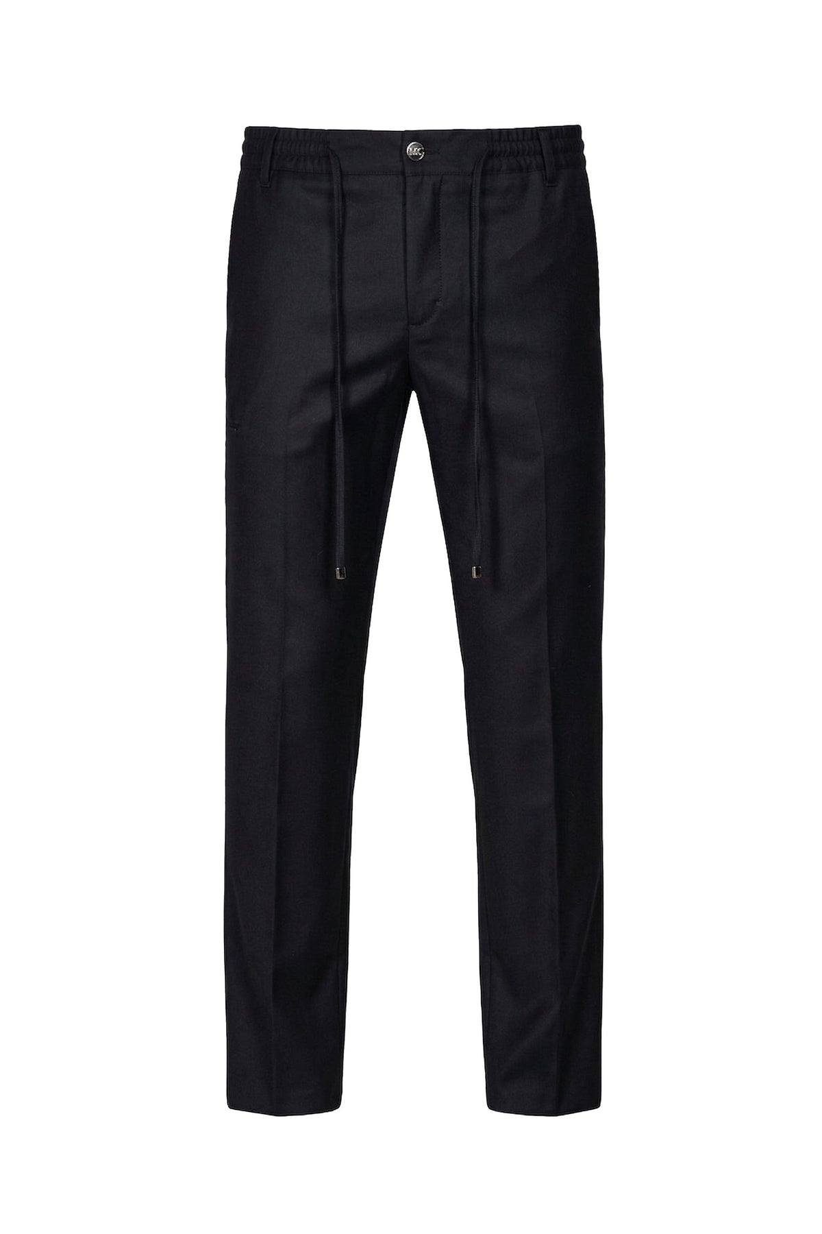 Wool cargo trousers - Black