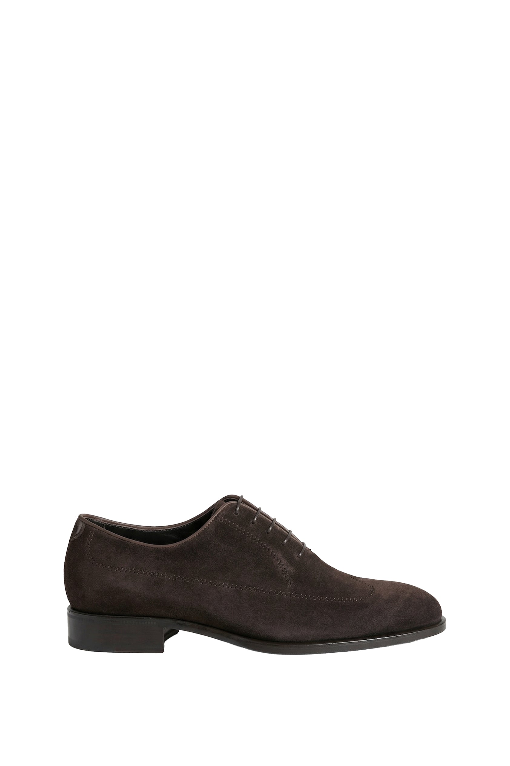 Derbies à lacets en cuir exotique - Marron
