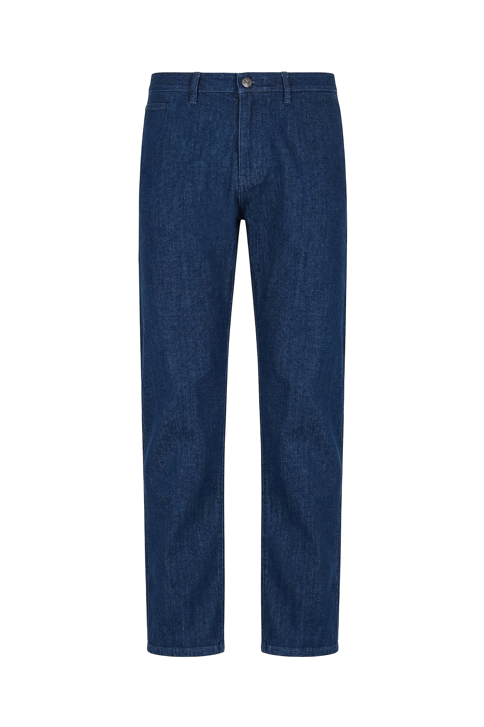 Slim jeans with faded stitching - Blue