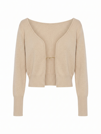 Cardigan Jacquemus en laine - Beige