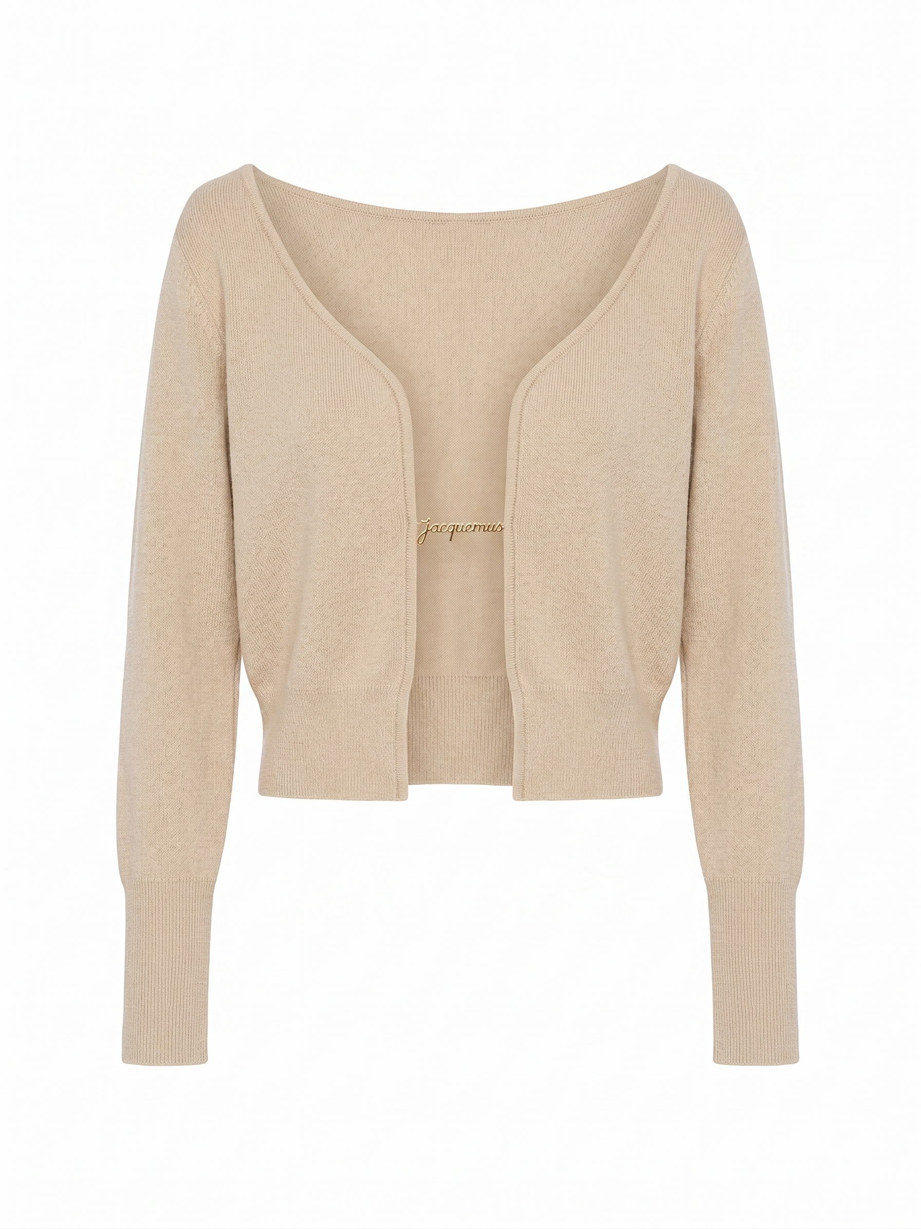 Cardigan Jacquemus en laine - Beige
