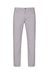 Straight-leg denim trousers - Grey