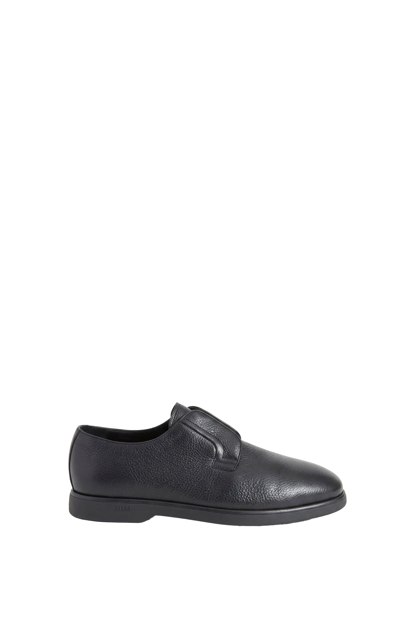 Mocassins en cuir exotique grainé - Noir