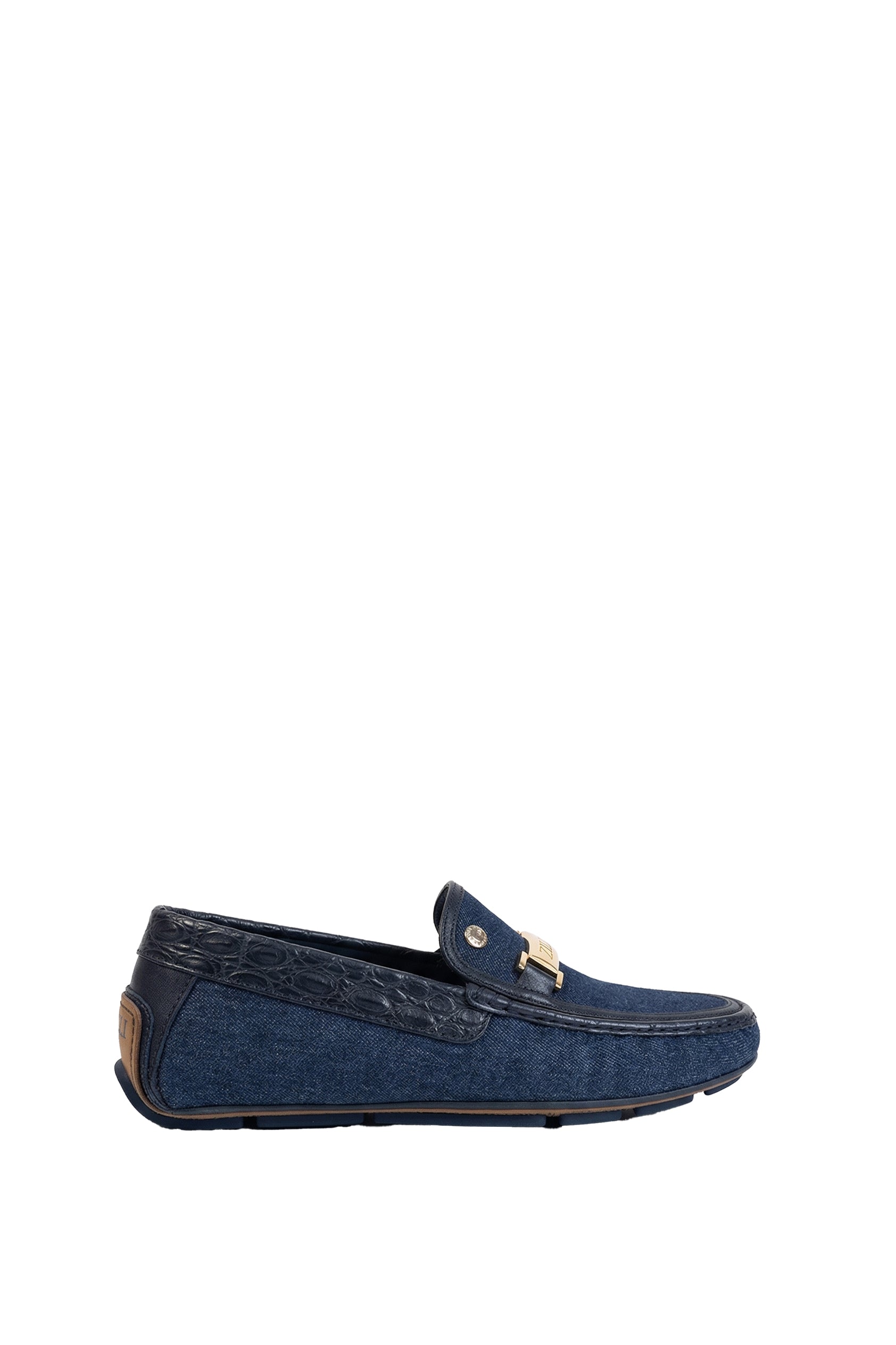 Mocassins - Bleu & Marron