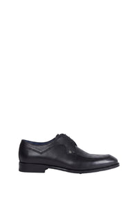 Derbies ajourés en cuir - Noir & Bleu