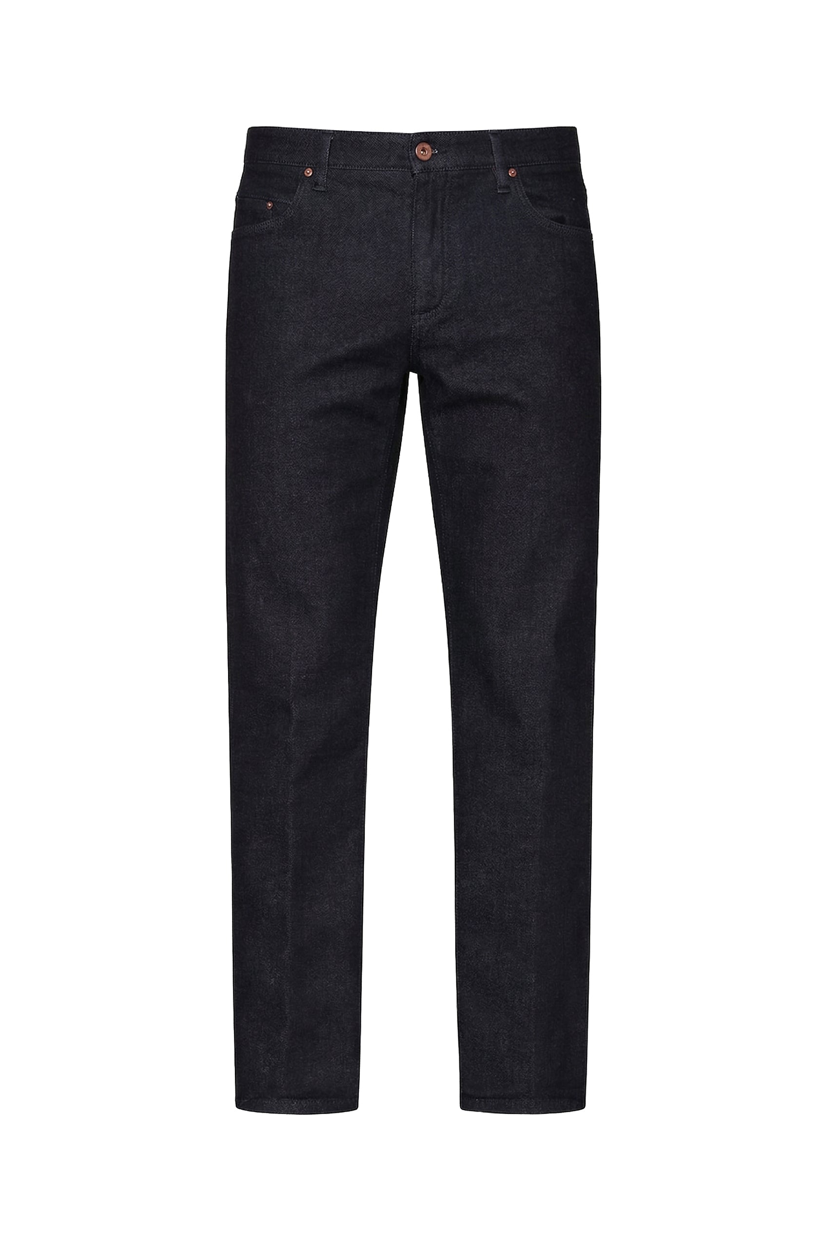 Top-stitched jeans - Blue