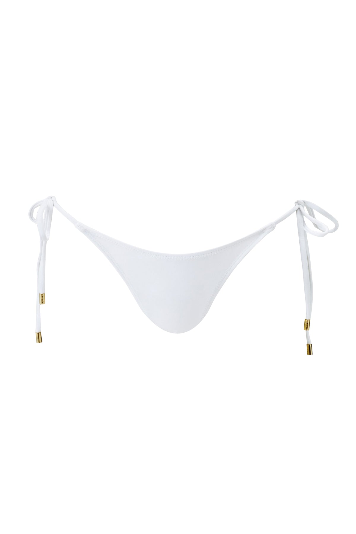 Bas de bikini taille haute Girona - White