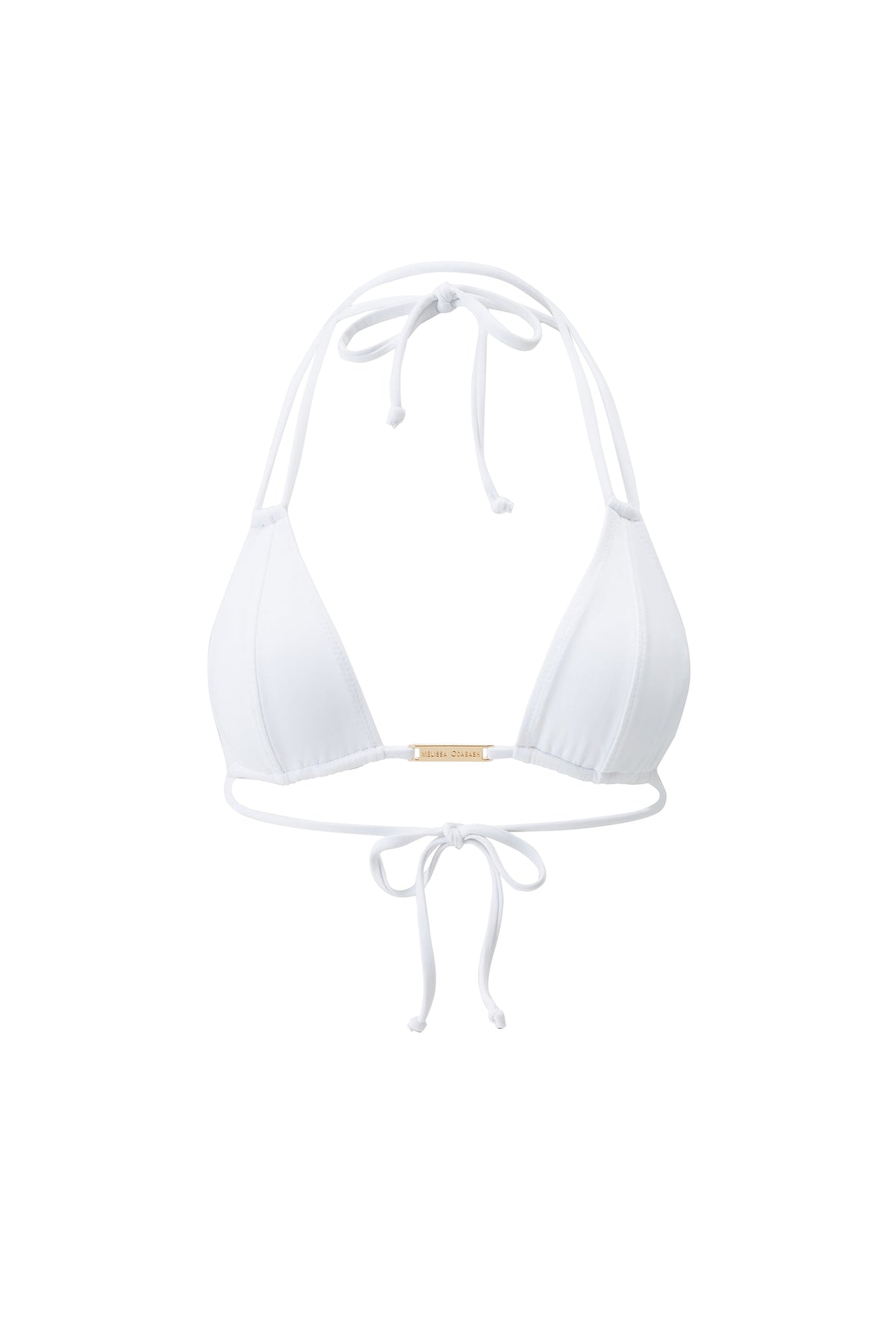 Haut de bikini triangle Girona - White