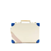 Petit porte-documents Palm Springs - Ivoire & Cobalt & Or