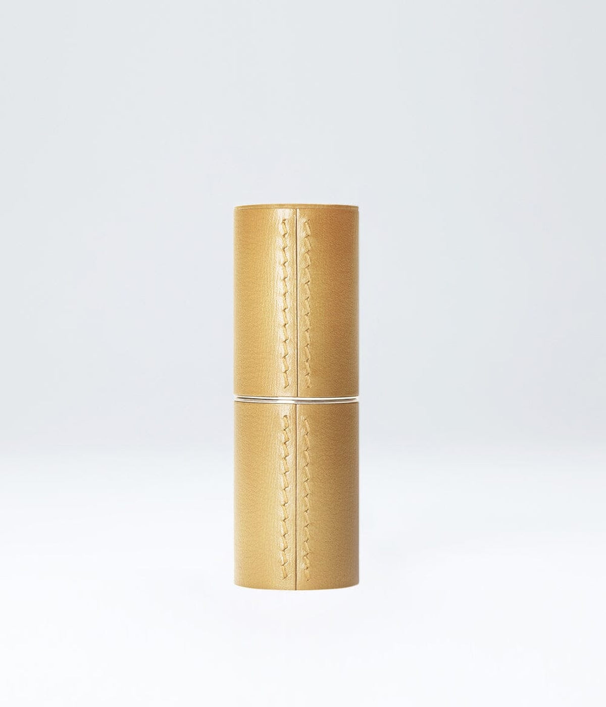 L'écrin en cuir rechargeable pour rouge à lèvres - Or Antique