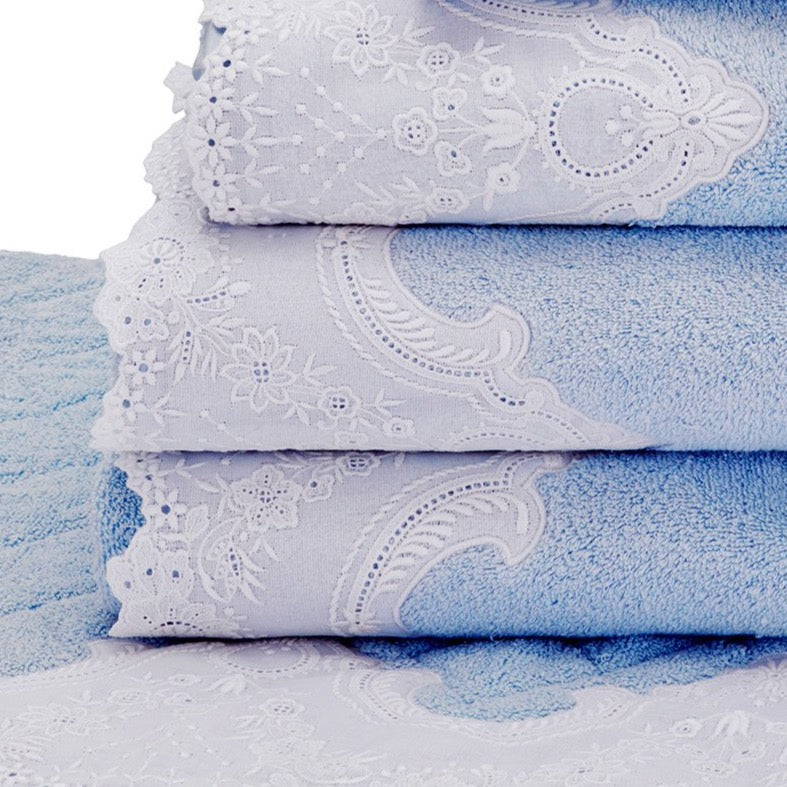 Univers de bain Guirlande - Bleu clair
