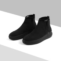 Chelsea boots with thick leather soles - Black