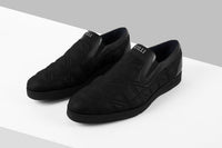 Quilted leather loafers - Black