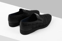 Quilted leather loafers - Black