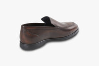Mocassins en cuir - Marron & Noir