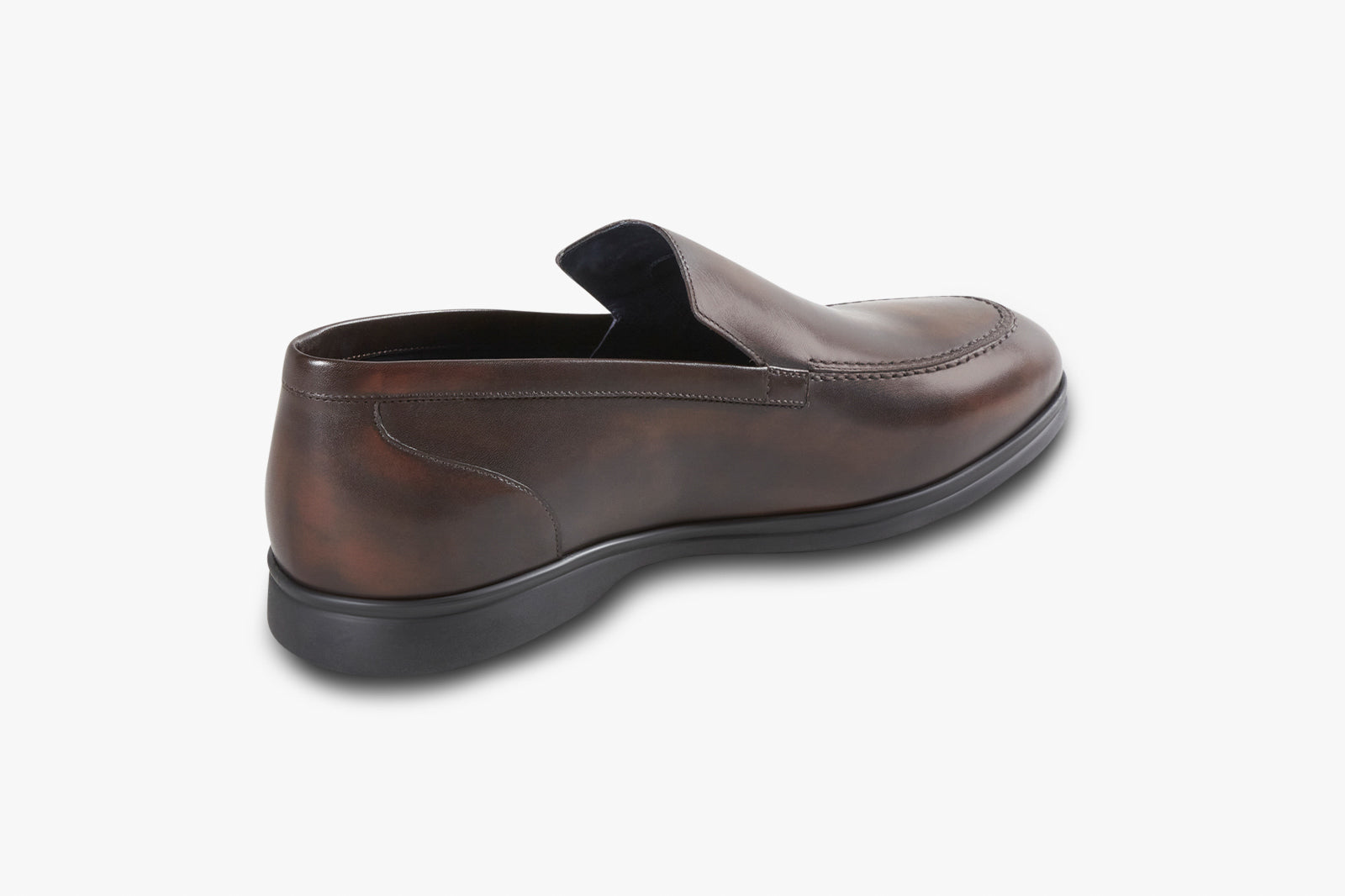 Mocassins en cuir - Marron & Noir