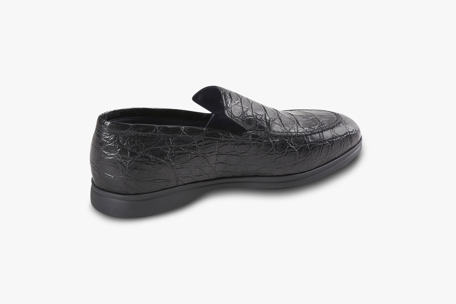 Mocassins en cuir exotique - Noir