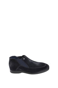 Bottines Chelsea en cuir exotique - Bleu