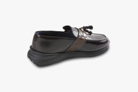Mocassins en cuir - Noir & Marron