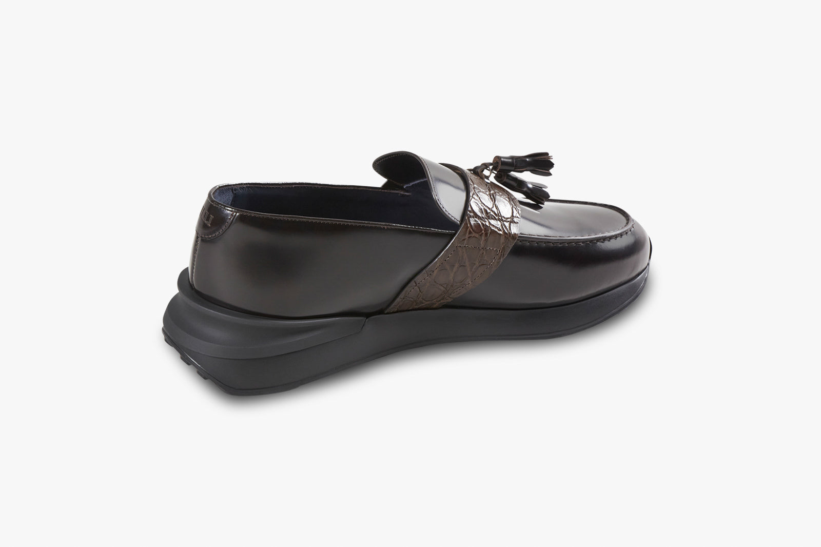 Mocassins en cuir - Noir & Marron