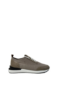 Baskets basses en laine - Beige