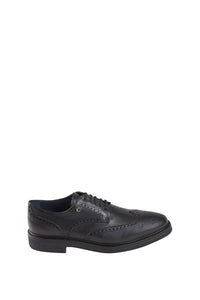 Derbies ajourés en cuir - Noir