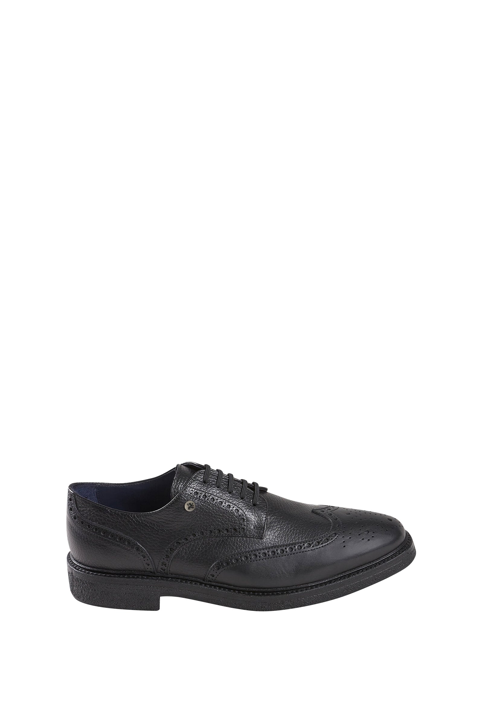 Derbies ajourés en cuir - Noir
