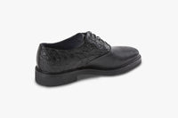 Derbies et perforations en cuir - Noir