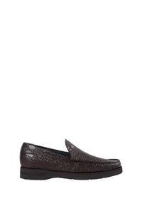 Mocassins en cuir exotique - Marron
