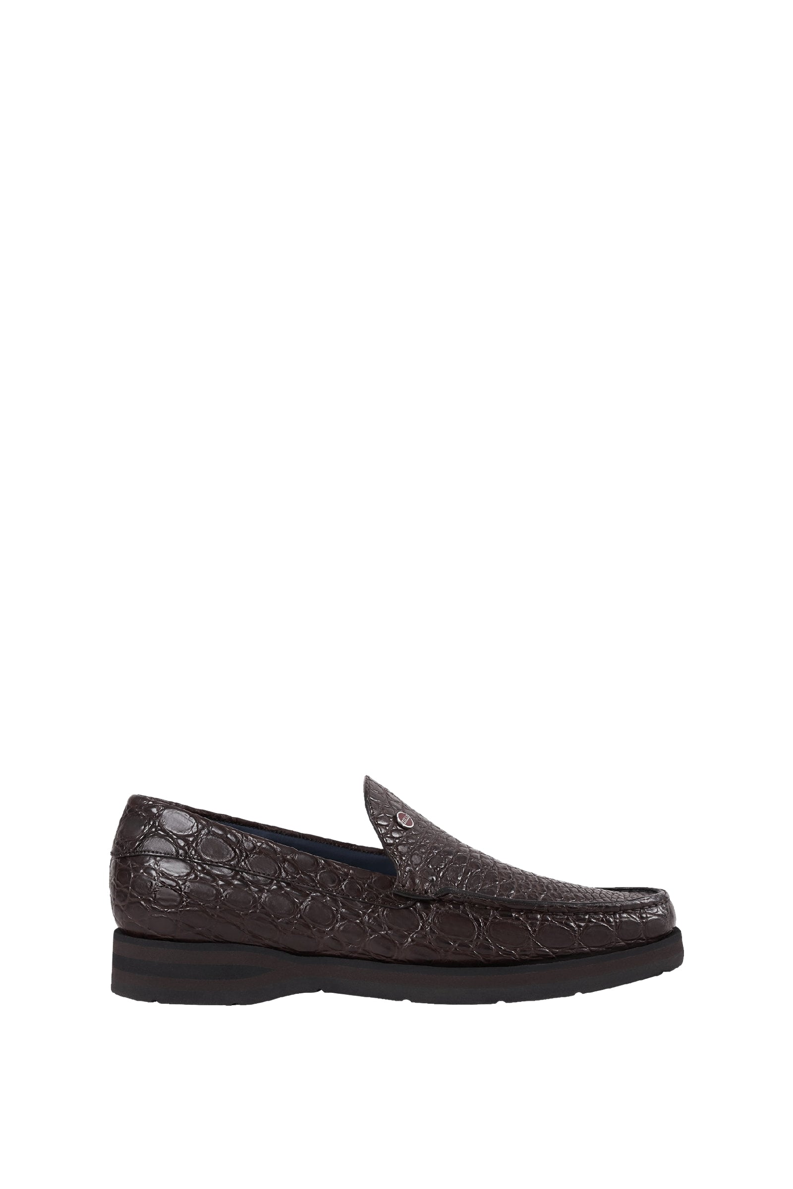 Mocassins en cuir exotique - Marron