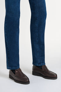 Mocassins en cuir exotique - Marron