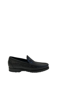 Mocassins en cuir exotique - Noir