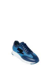 Low trainers with inserts - Blue & Blue