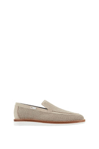 Mocassins à motif ajouré en daim - Beige