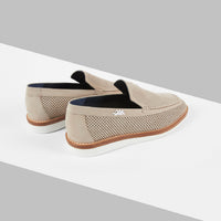 Mocassins à motif ajouré en daim - Beige