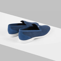 Mocassins à motif ajouré en cuir précieux - No color