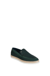 Mocassins en cuir exotique grainé - Vert