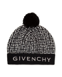Bonnet en tricot - Noir Gris