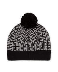 Bonnet en tricot - Noir Gris
