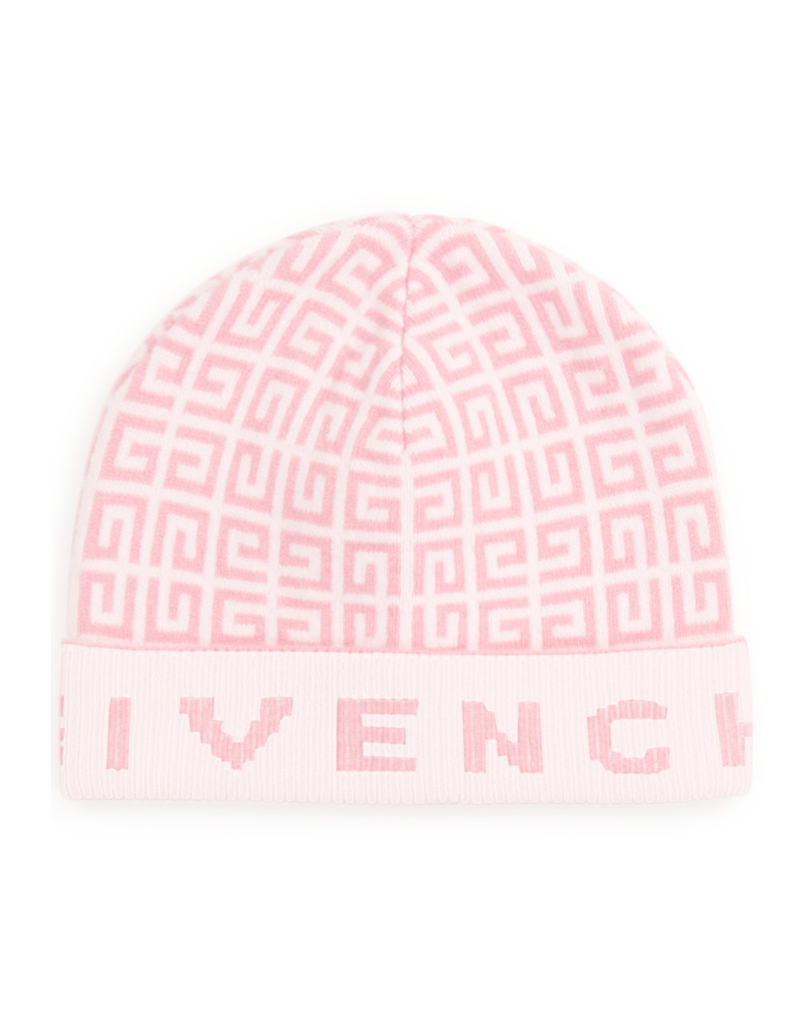 Bonnet en tricot de laine - Marshmallow