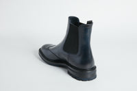 Bottines Chelsea richelieu ajouré en cuir - Bleu