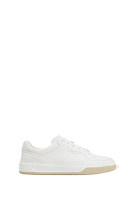 Baskets basses en cuir précieux - White